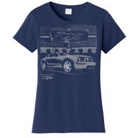 Mustang With Grill Ford Women's T-Shirt