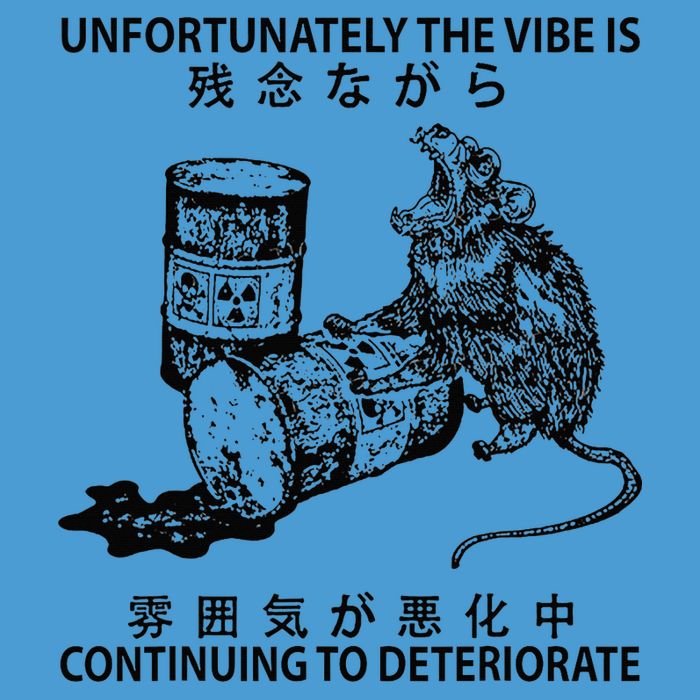 Mouse Unfortunately The Vibe Is Continuing To Deteriorate Tie Dye Hoodie