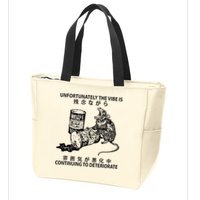 Mouse Unfortunately The Vibe Is Continuing To Deteriorate Zip Tote Bag