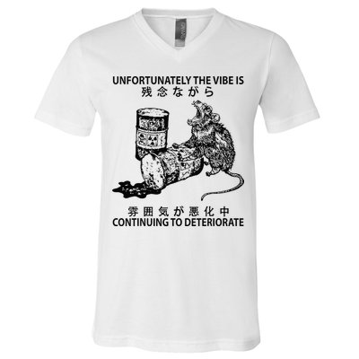 Mouse Unfortunately The Vibe Is Continuing To Deteriorate V-Neck T-Shirt