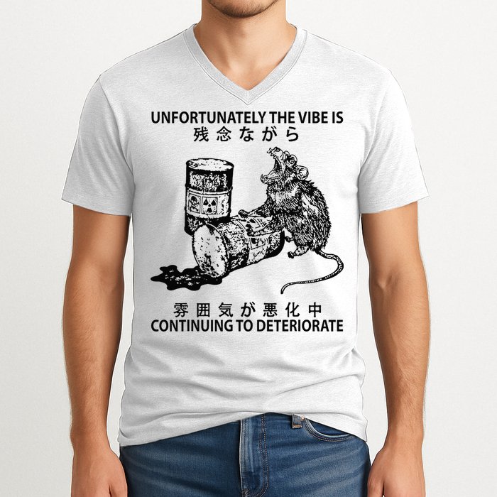 Mouse Unfortunately The Vibe Is Continuing To Deteriorate V-Neck T-Shirt