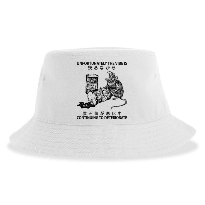 Mouse Unfortunately The Vibe Is Continuing To Deteriorate Sustainable Bucket Hat