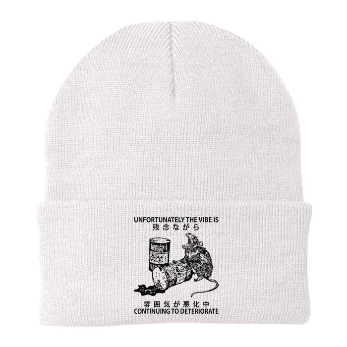Mouse Unfortunately The Vibe Is Continuing To Deteriorate Beanie