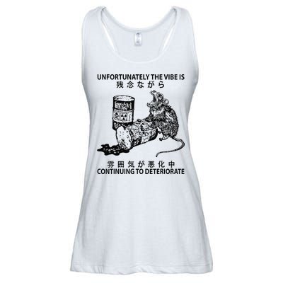 Mouse Unfortunately The Vibe Is Continuing To Deteriorate Ladies Essential Flowy Tank