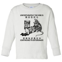 Mouse Unfortunately The Vibe Is Continuing To Deteriorate Toddler Long Sleeve Shirt