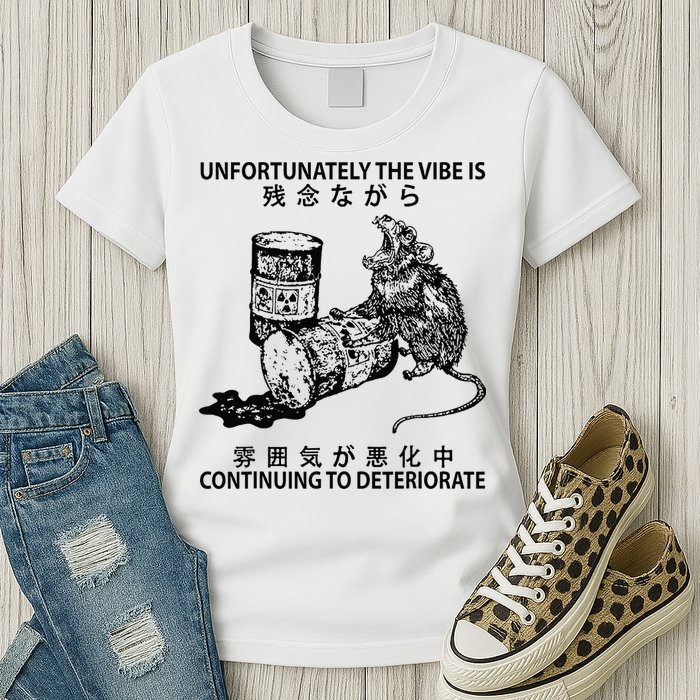 Mouse Unfortunately The Vibe Is Continuing To Deteriorate Womens T-Shirt