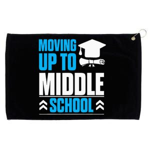 Moving Up To Middle School Elementary School Graduation Grommeted Golf Towel