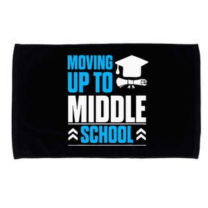 Moving Up To Middle School Elementary School Graduation Microfiber Hand Towel