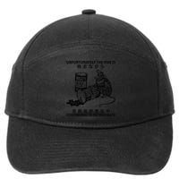 Mouse Unfortunately The Vibe Is Continuing To Deteriorate 7-Panel Snapback Hat