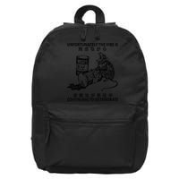 Mouse Unfortunately The Vibe Is Continuing To Deteriorate 16 in Basic Backpack