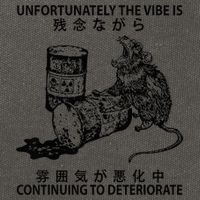 Mouse Unfortunately The Vibe Is Continuing To Deteriorate Cotton Canvas Backpack