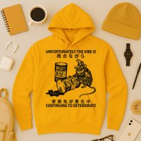 Mouse Unfortunately The Vibe Is Continuing To Deteriorate Hoodie