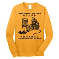 Mouse Unfortunately The Vibe Is Continuing To Deteriorate Long Sleeve Shirt