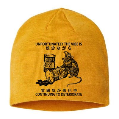Mouse Unfortunately The Vibe Is Continuing To Deteriorate Sustainable Beanie