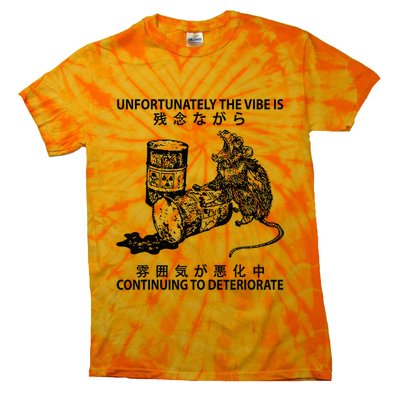 Mouse Unfortunately The Vibe Is Continuing To Deteriorate Tie-Dye T-Shirt