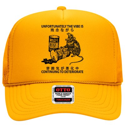 Mouse Unfortunately The Vibe Is Continuing To Deteriorate Trucker Hat