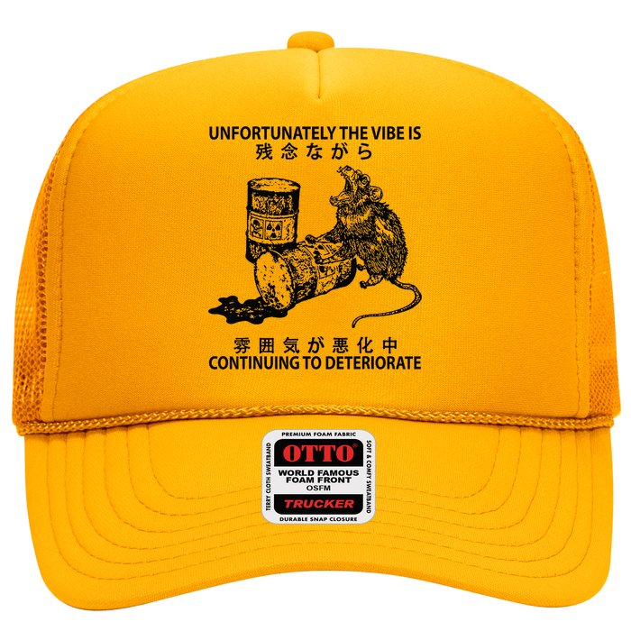 Mouse Unfortunately The Vibe Is Continuing To Deteriorate Trucker Hat