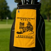 Mouse Unfortunately The Vibe Is Continuing To Deteriorate Golf Towel