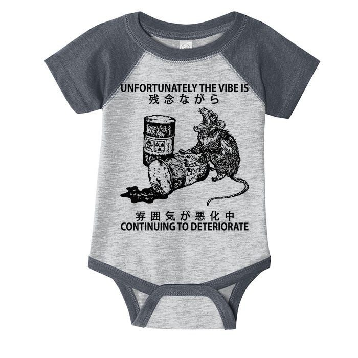 Mouse Unfortunately The Vibe Is Continuing To Deteriorate Infant Baby Jersey Bodysuit