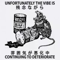 Mouse Unfortunately The Vibe Is Continuing To Deteriorate Garment-Dyed Sweatshirt