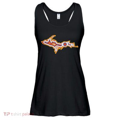 Michigan U.P. Upper Peninsula Agate Collector Ladies Essential Flowy Tank