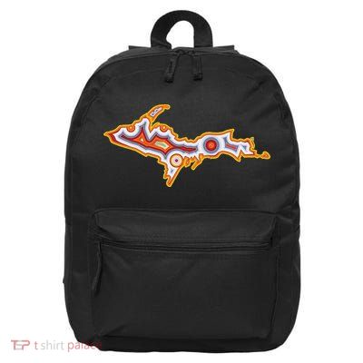 Michigan U.P. Upper Peninsula Agate Collector 16 in Basic Backpack