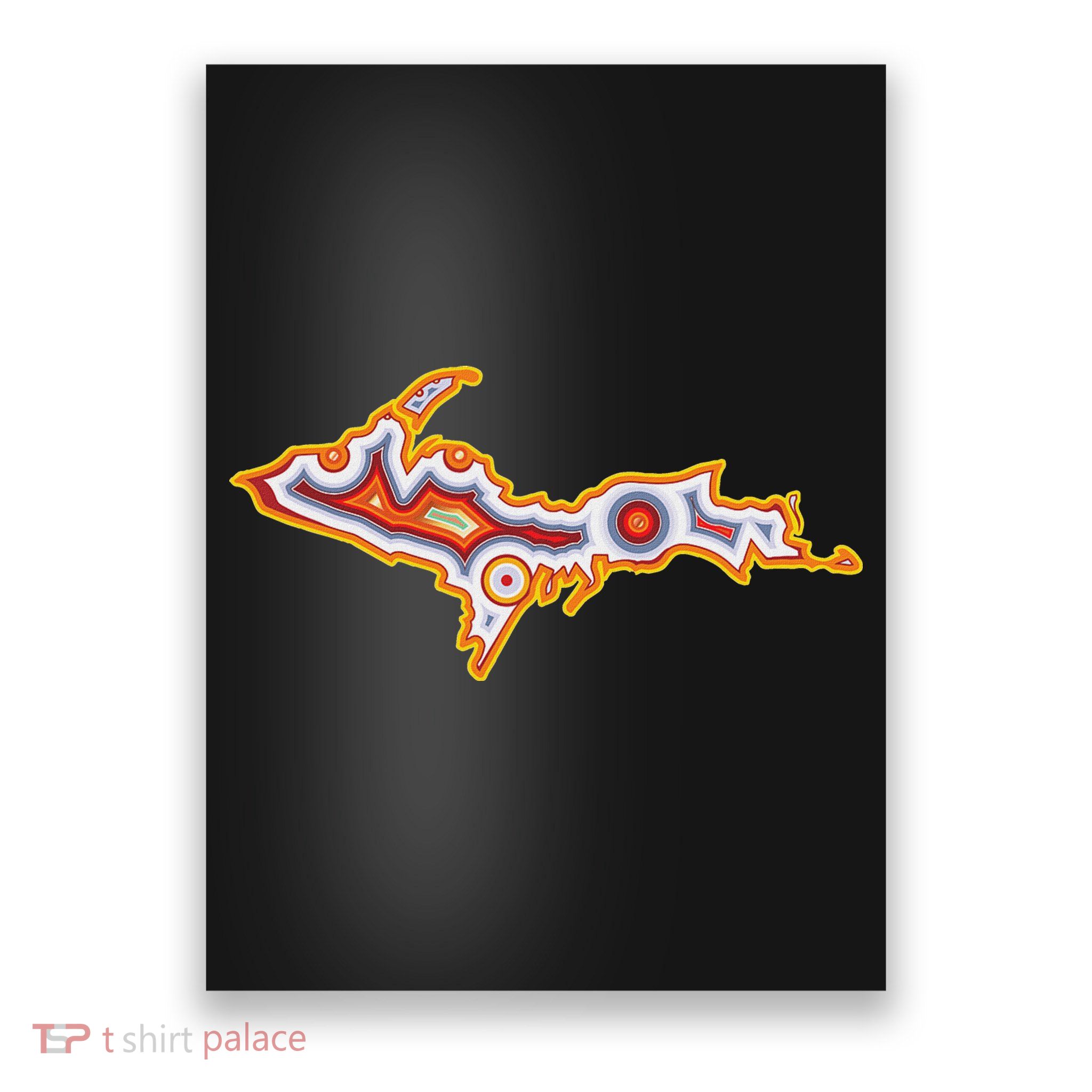 Michigan U.P. Upper Peninsula Agate Collector Poster