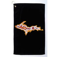 Michigan U.P. Upper Peninsula Agate Collector Golf Towel