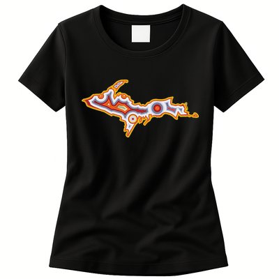 Michigan U.P. Upper Peninsula Agate Collector Womens T-Shirt