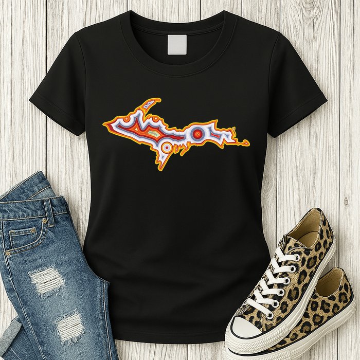 Michigan U.P. Upper Peninsula Agate Collector Womens T-Shirt