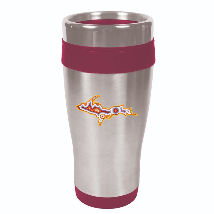 Michigan U.P. Upper Peninsula Agate Collector 16oz Travel Tumbler