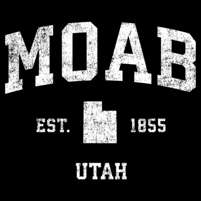 Moab Utah Ut Vintage Sports Doggie Tank