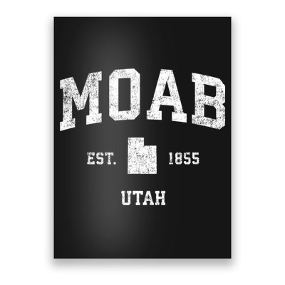 Moab Utah Ut Vintage Sports Poster
