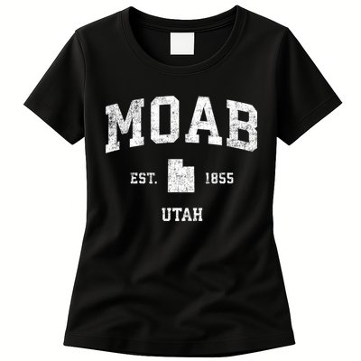 Moab Utah Ut Vintage Sports Womens T-Shirt