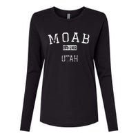 Moab Utah UT Vintage Womens Cotton Relaxed Long Sleeve T-Shirt