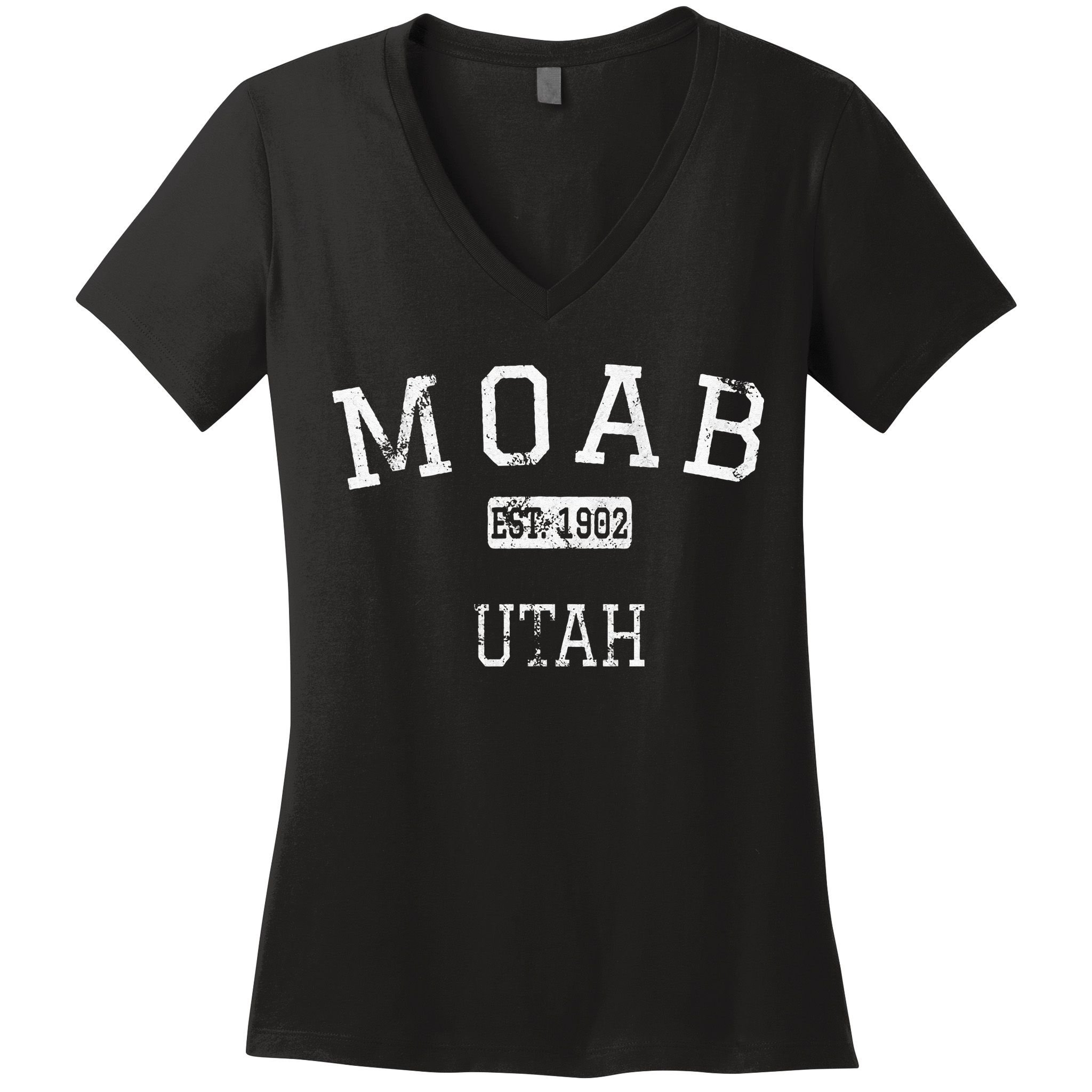 Moab Utah UT Vintage Women's V-Neck T-Shirt