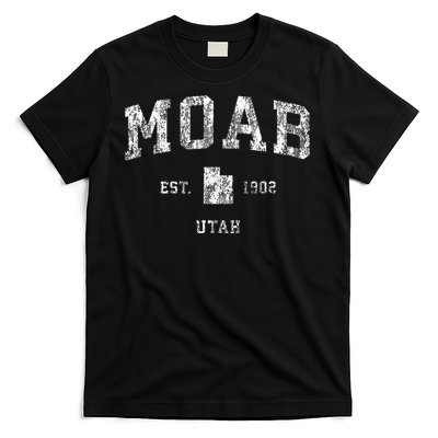 Moab Utah Ut Vintage Athletic Sports T-Shirt