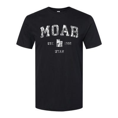 Moab Utah Ut Vintage Athletic Sports Softstyle CVC T-Shirt