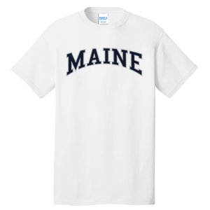 Maine Usa Varsity Style Tall T-Shirt