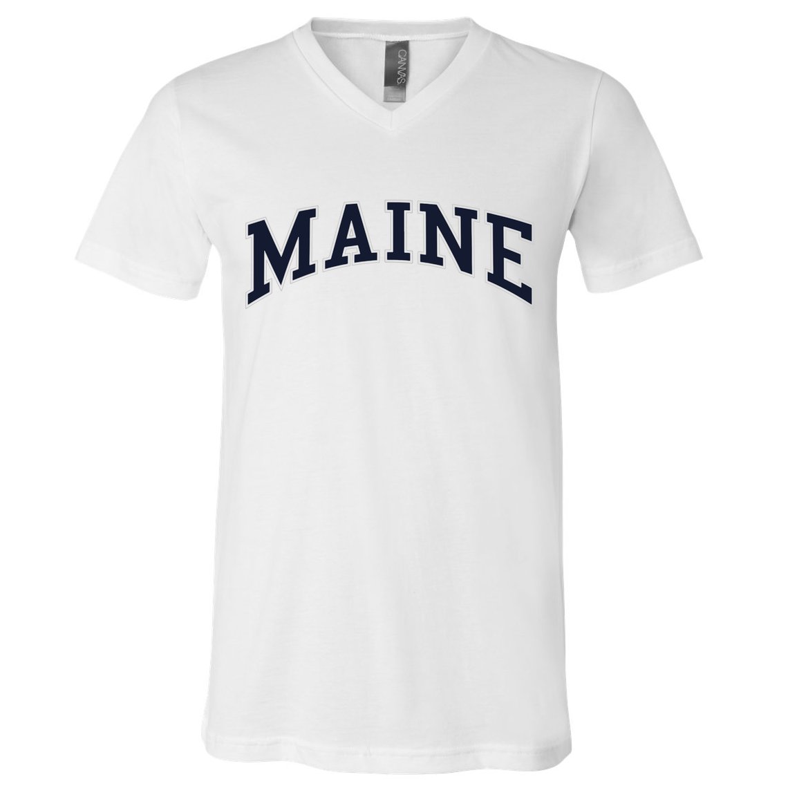 Maine Usa Varsity Style V-Neck T-Shirt