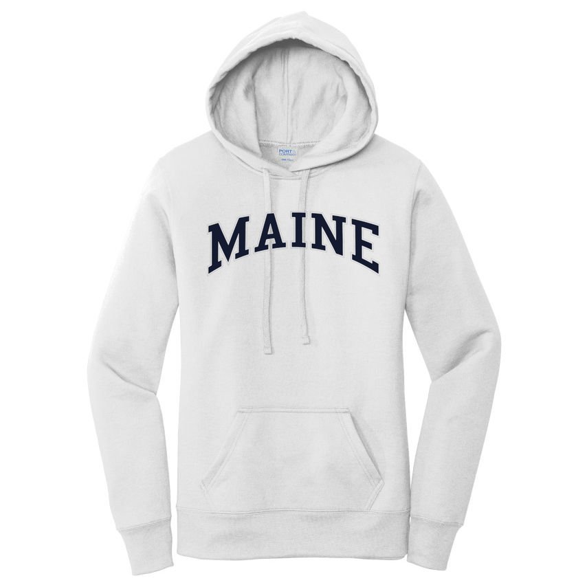 Maine Usa Varsity Style Women's Pullover Hoodie