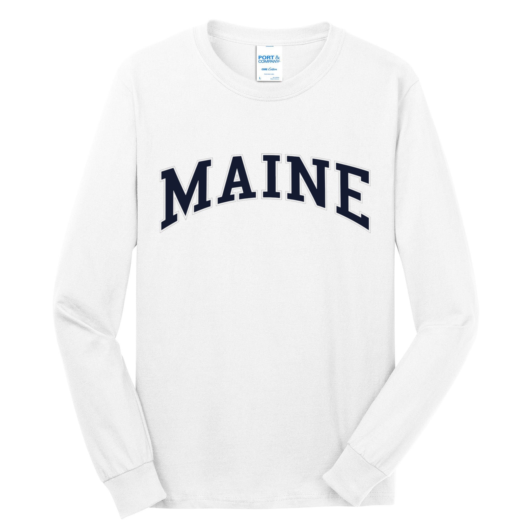 Maine Usa Varsity Style Tall Long Sleeve T-Shirt