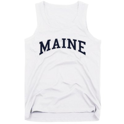 Maine Usa Varsity Style Tank Top
