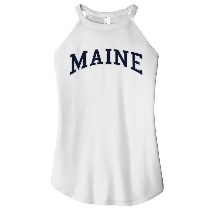 Maine Usa Varsity Style Women's Perfect Tri Rocker Tank