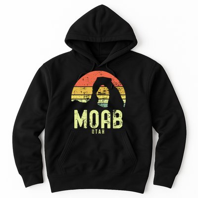 Moab Utah Vintage Sunset Arches Adventure Outdoors Meaningful Hoodie