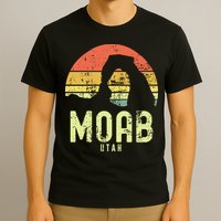 Moab Utah Vintage Sunset Arches Adventure Outdoors Meaningful T-Shirt