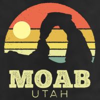 Moab Utah Vintage Sunset Arches Adventure Outdoors Meaningful Gift Beanie