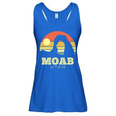 Moab Utah Vintage Sunset Arches Adventure Outdoors Meaningful Gift Ladies Essential Flowy Tank