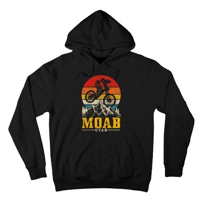 Moab Utah Vintage Mountain Bike Mtb Downhill Usa Hoodie