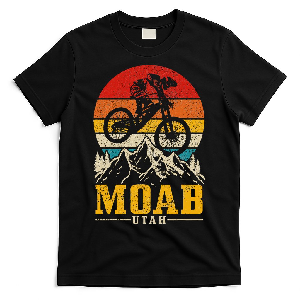 Moab Utah Vintage Mountain Bike Mtb Downhill Usa T-Shirt